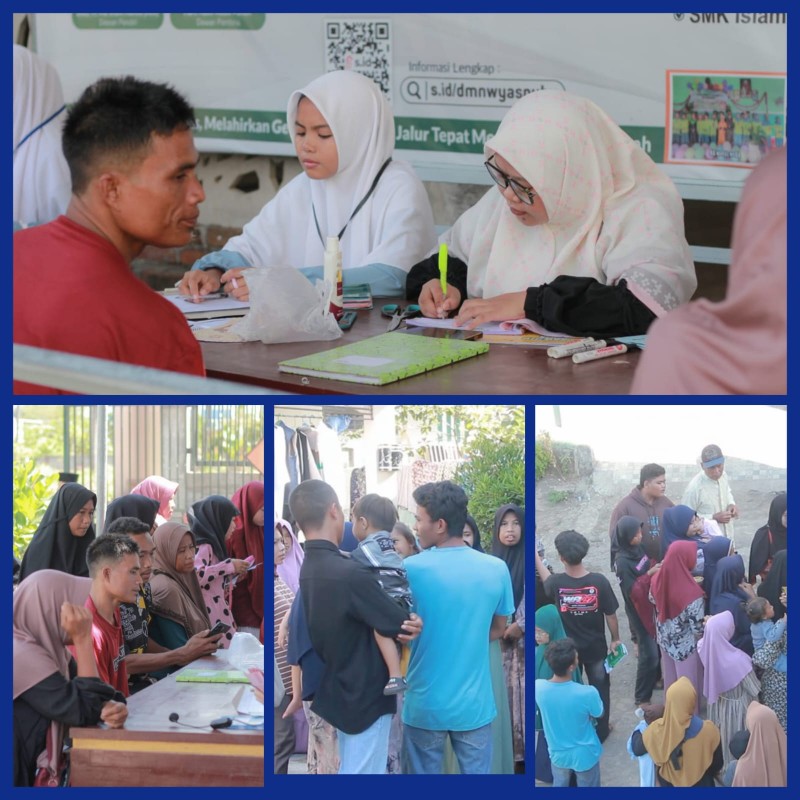 Foto Suasana Tingginya Animo Masyarakat saat “Acara Penerimaan Calon Santri/ Santriwati Baru Program Takhassus (Nyantri)” di Lingkungan Ponpes Darul Mubarok NW Yasnuhu Pringgabaya, pada Rabu (16/7/2025) (Dok. Pribadi) Foto Suasana Tingginya Animo Masyarakat saat “Acara Penerimaan Calon Santri/ Santriwati Baru Program Takhassus (Nyantri)” di Lingkungan Ponpes Darul Mubarok NW Yasnuhu Pringgabaya, pada Rabu (16/7/2025) (Dok. Pribadi)